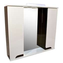 Vannas istabas skapītis ar spoguli Aqualine Premium L 80cm, 9334Z1780W