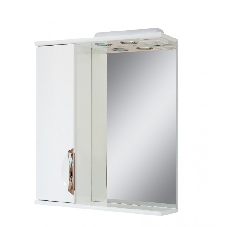 Vannas istabas skapītis ar spoguli Aqualine Premium P 55cm, 9334Z0155L