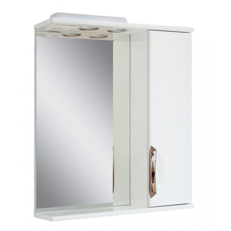 Vannas istabas skapītis ar spoguli Aqualine Premium P 60cm, 9334Z0160P