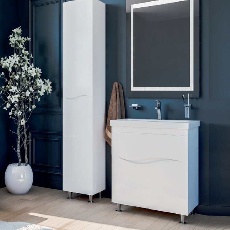 Vannas istabas augstais skapis Akvarodos Alfa 195x40cm, 1958350