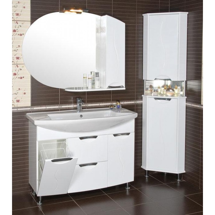 Vannas istabas skapītis ar izlietni Akvarodos Gloria 108cm, 93605GL108