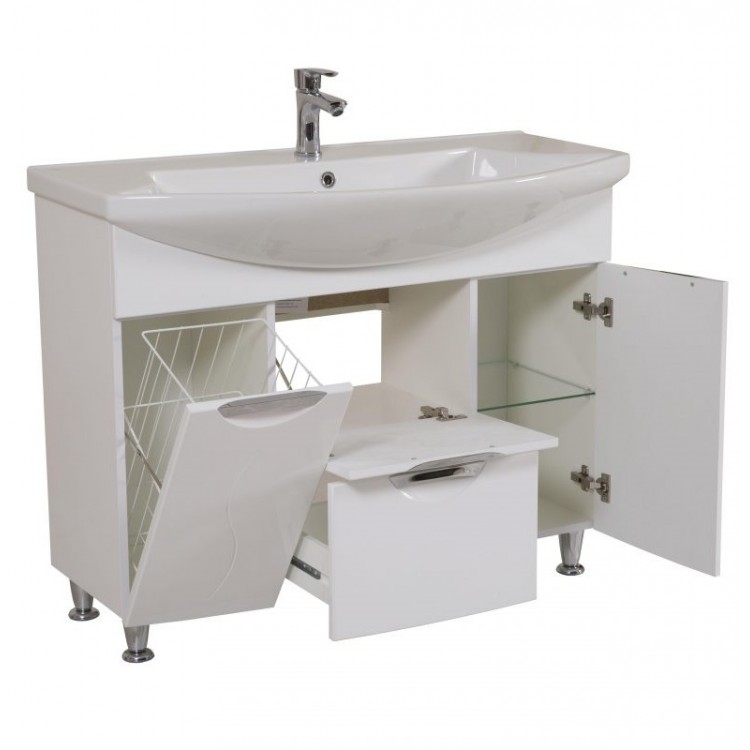 Vannas istabas skapītis ar izlietni Akvarodos Gloria 108cm, 93605GL108