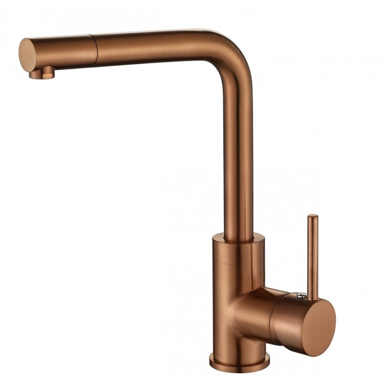 Virtuves izlietnes maisītājs Helika Forte, 5553-C-PVD