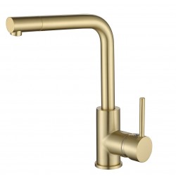 Virtuves izlietnes maisītājs Helika Forte, 5553-G-PVD