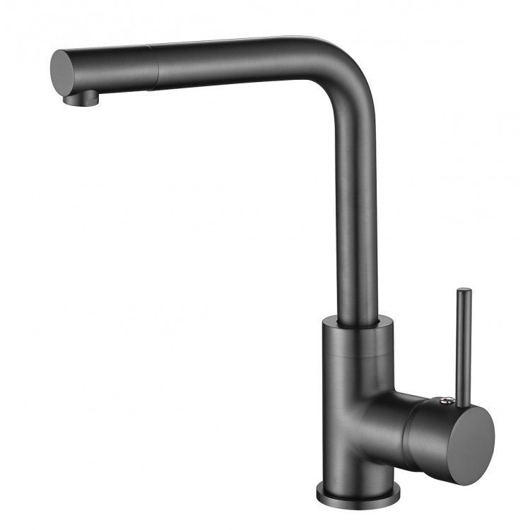 Virtuves izlietnes maisītājs Helika Forte, 5553-T-PVD