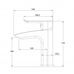Izlietnes maisītājs Helika Farbus, 1076