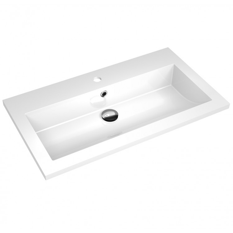 Vannas istabas iebūvējamā izlietne Turtl Decorus 80x45cm, BQA80-700