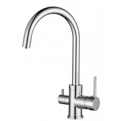 Virtuves izlietnes maisītājs dzeramajam ūdenim Helika Sabiaduo, hroms 2963-001