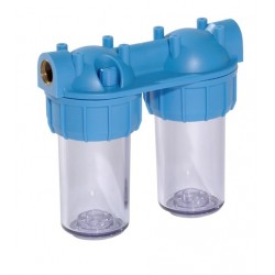 Ūdens filtra korpuss Atlas MIGNON Duplex 3P