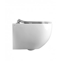 Tualetes pods piekaramais AXA Glomp No-Rim ar Soft Close vāku