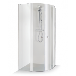 Dušas stūris pusapaļš Baltijos Brasta SONATA 100x100cm