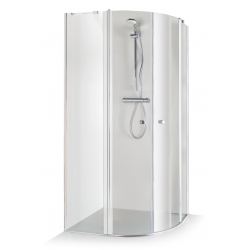 Dušas stūris pusapaļš Baltijos Brasta SONATA 100x100cm