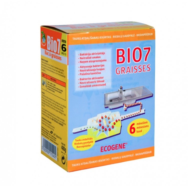 Sotralentz Bioaktivātors BIO7 Graisses, tauku atdalītāja kopšana