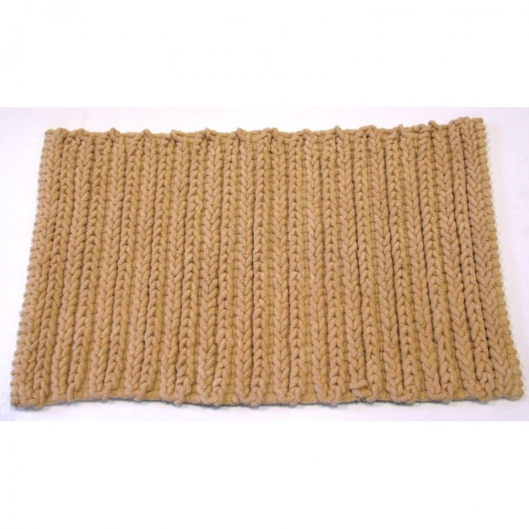 Vannas istabas paklājs Ba-De CHROCHET 50x80cm, bēšs