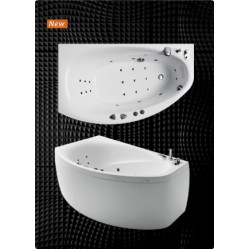 Stūra vanna Balteco Eclipse 17, 170x98cm