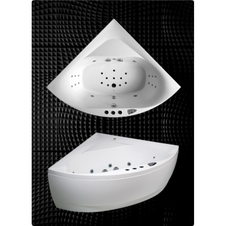 Stūra vanna Balteco Linea, 140x140cm