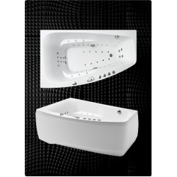 Stūra vanna Balteco Orion, 169x102cm