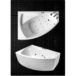 Stūra vanna Balteco Rhea 15, 149x100cm