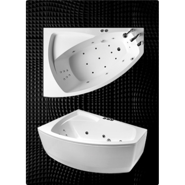 Stūra vanna Balteco Rhea 16, 160x100cm