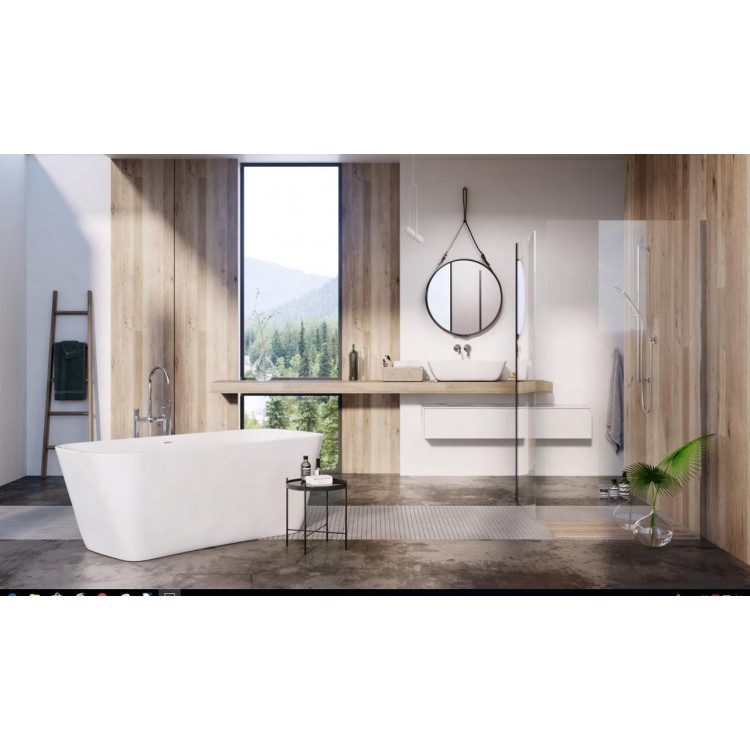 Brīvi stāvoša vanna Balteco COMO 170x75cm