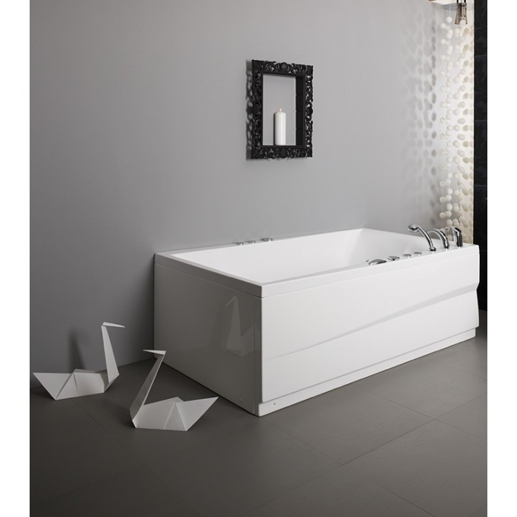 Taisnstūra vanna Balteco SCALA 192x120 cm