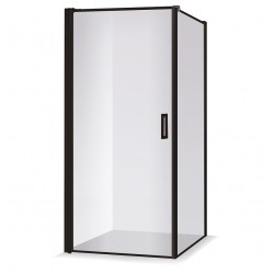 Dušas stūris kvadrātveida Baltijos Brasta KRISTINA Nero Frame 100x100 cm