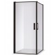 Dušas stūris kvadrātveida Baltijos Brasta VIKTORIJA Nero Frame 90x90cm