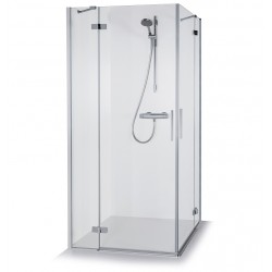 Dušas stūris kvadrātveida Baltijos Brasta LORA 100x100 cm