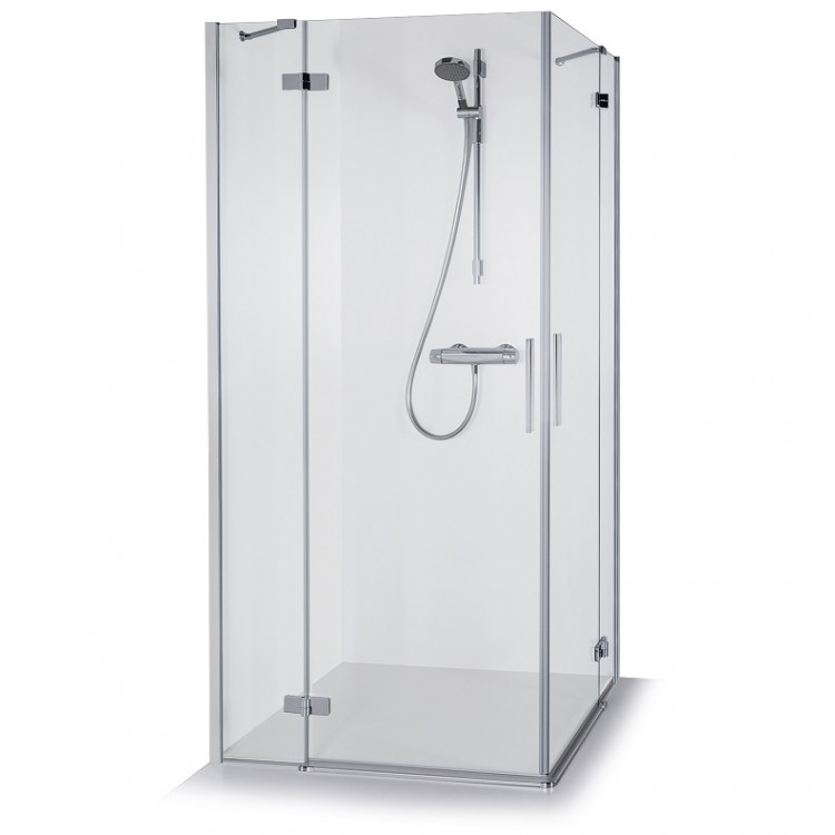 Dušas stūris kvadrātveida Baltijos Brasta LORA 90x90 cm