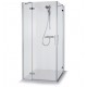 Dušas stūris kvadrātveida Baltijos Brasta LORA 90x90 cm