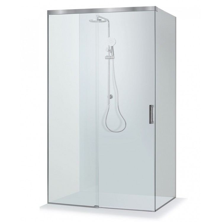 Dušas stūris taisnstūra Baltijos Brasta MILDA SOFT 120x80cm