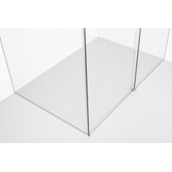 Dušas stūris taisnstūra Baltijos Brasta MILDA SOFT 110x80cm