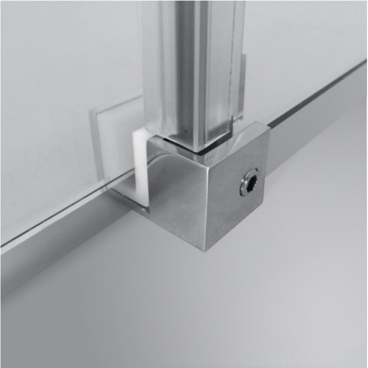 Dušas stūris taisnstūra Baltijos Brasta MILDA SOFT 120x80cm