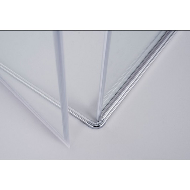 Dušas stūris kvadrātveida Baltijos Brasta NINA PLUSS 80x80 cm