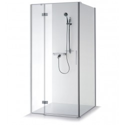 Dušas stūris kvadrātveida Baltijos Brasta NINA PLUSS 80x80 cm