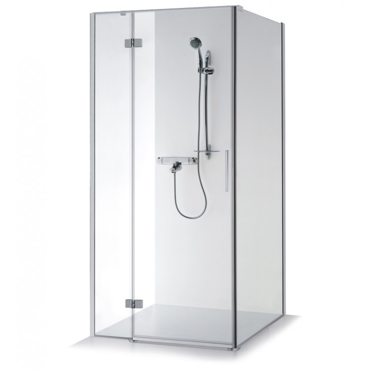 Dušas stūris kvadrātveida Baltijos Brasta NINA PLUSS 80x80 cm