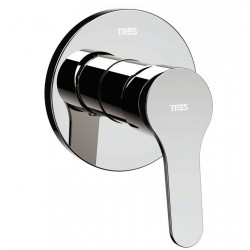 Dušas iebūvējamais maisītājs BASE-TRES PLUS, hroms 21617701