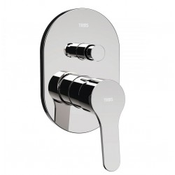 Vannas un dušas iebūvējamais maisītājs BASE-TRES PLUS, hroms 21618001