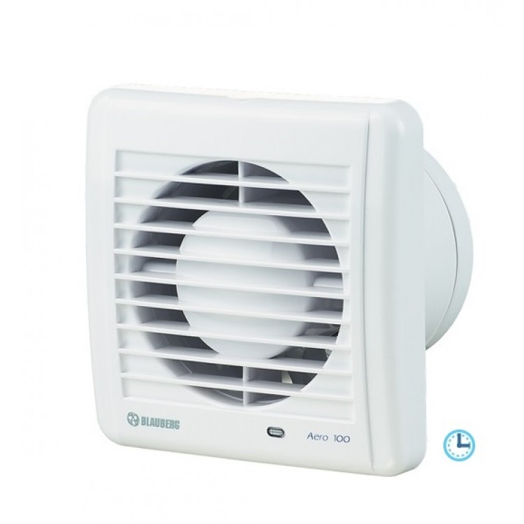 Sadzīves ventilators Blauberg Aero 100T ar taimeri