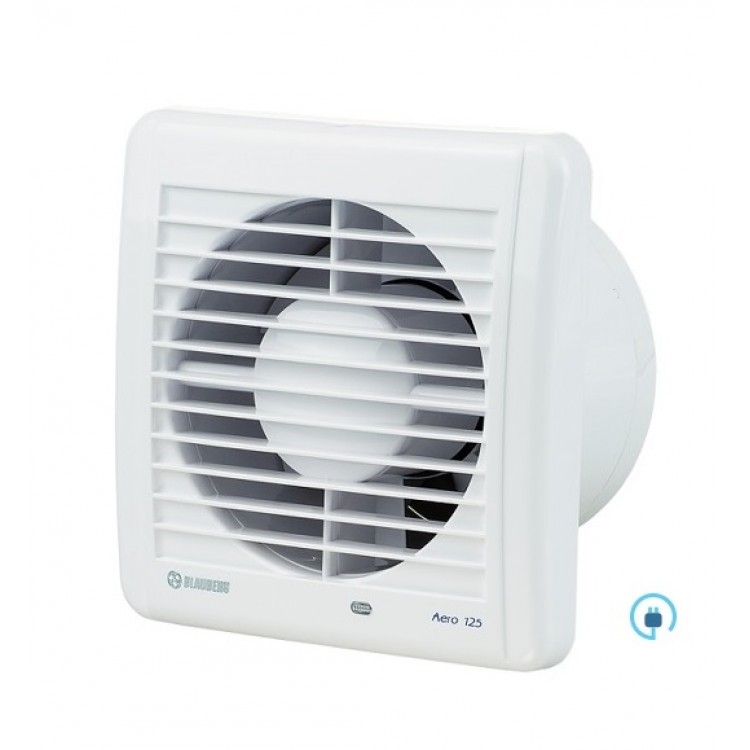 Sadzīves ventilators Blauberg Aero 125S ar slēdzi