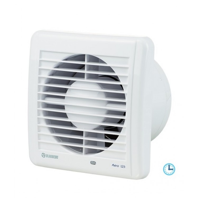 Sadzīves ventilators Blauberg Aero 125T ar taimeri
