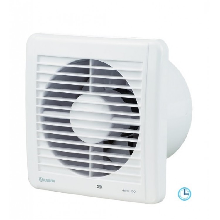 Sadzīves ventilators Blauberg Aero 150T ar taimeri