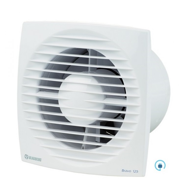 Sadzīves ventilators Blauberg Bravo 125S ar slēdzi