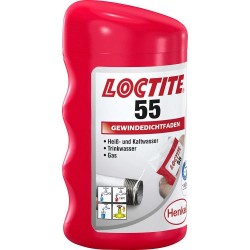 LOCTITE 55 Cauruļu un vītņu blīvēšanas aukla 160m