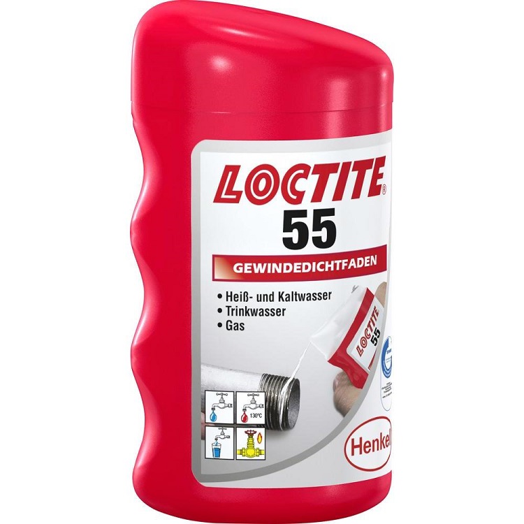 LOCTITE 55 Cauruļu un vītņu blīvēšanas aukla 160m