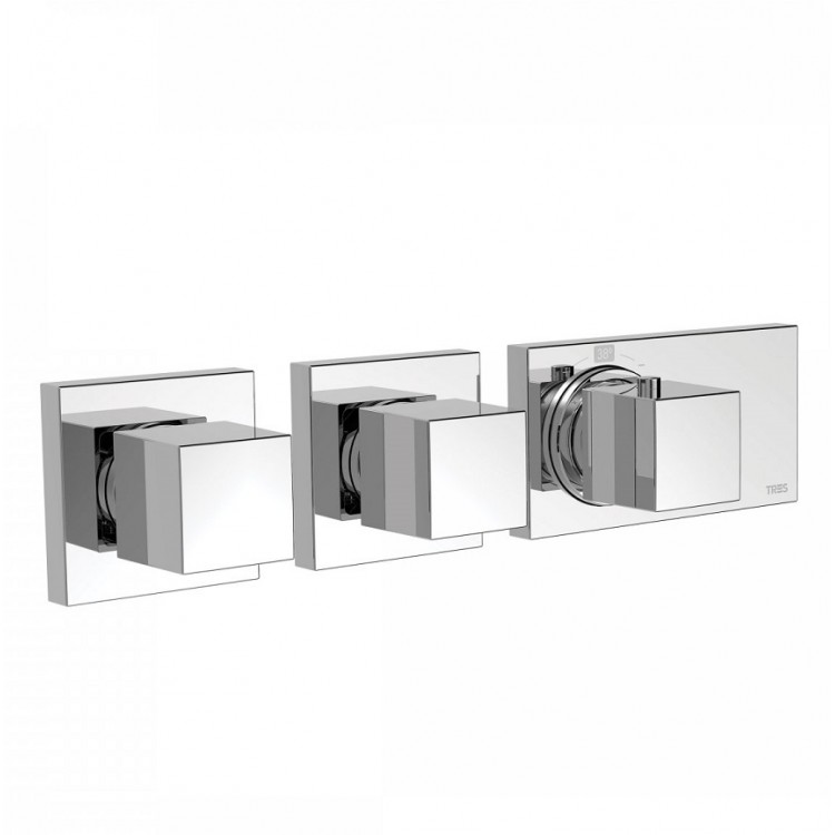 TRES Block System Iebūvējamais jaucējkrāns (3-ceļu), 20725399