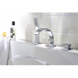 Vannas maisītājs uz vannas malas Blue Warter Toronto 3-daļīgs TOR-BWW.080C