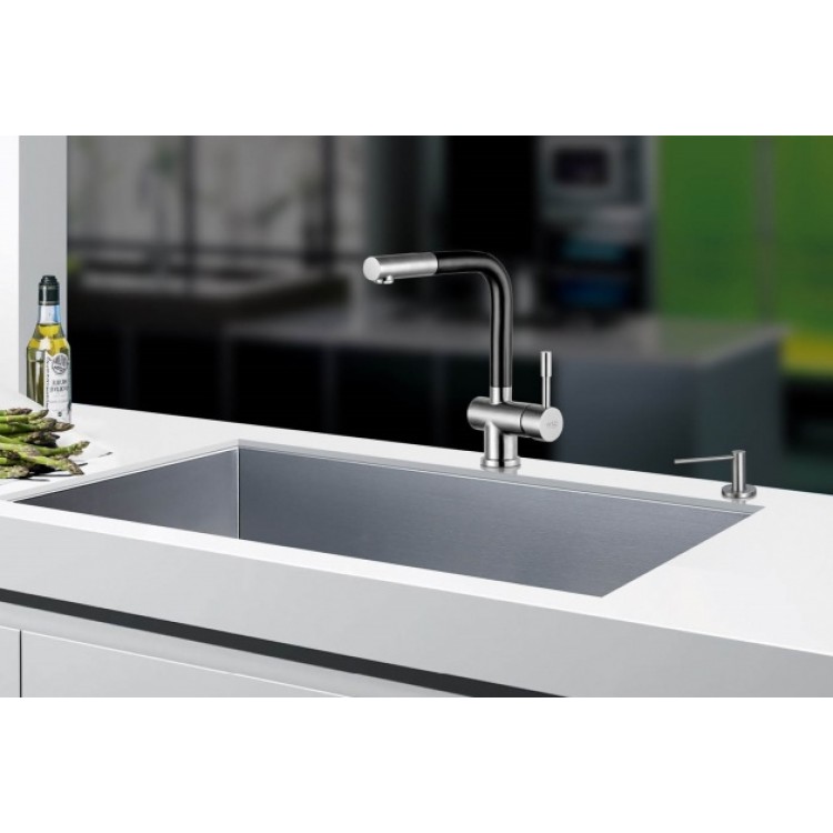 Šķidro ziepju dozators BLUE WATER DISP-INOX AP, nerūsējošs tērauds