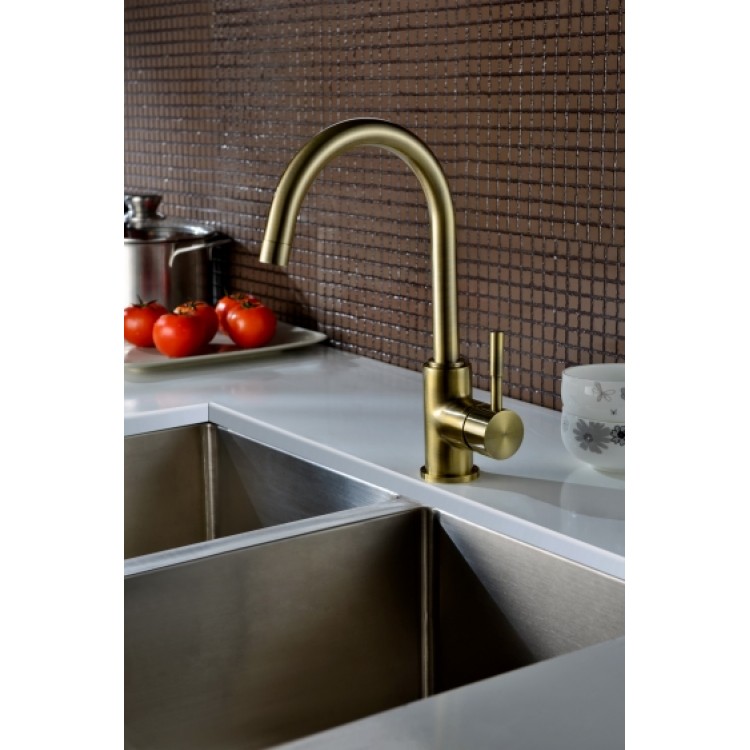 Virtuves izlietnes maisītājs BLUE WATER COLORADO-BR, bronza