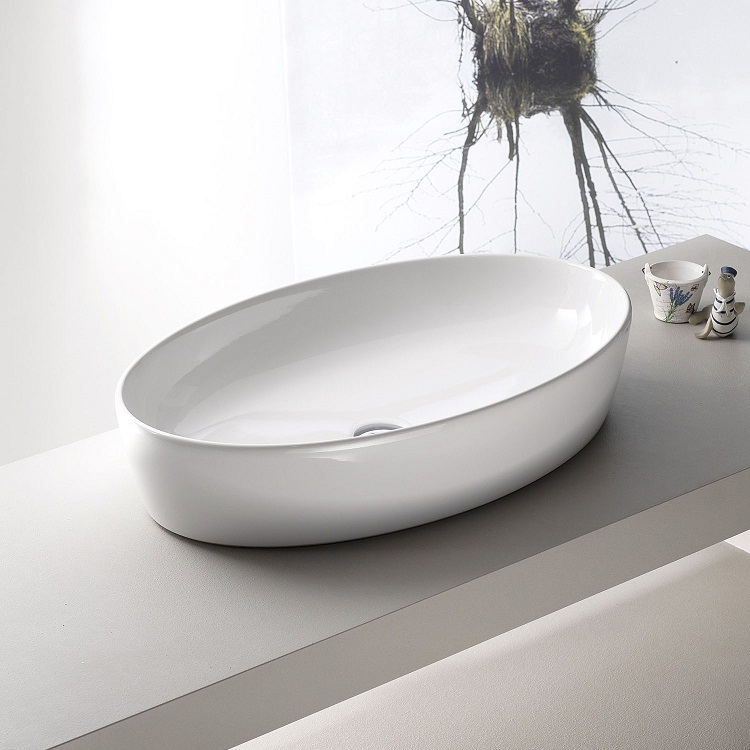 Vannas istabas uzliekamā izlietne Cerastyle ONE 67x42.5cm, 1168